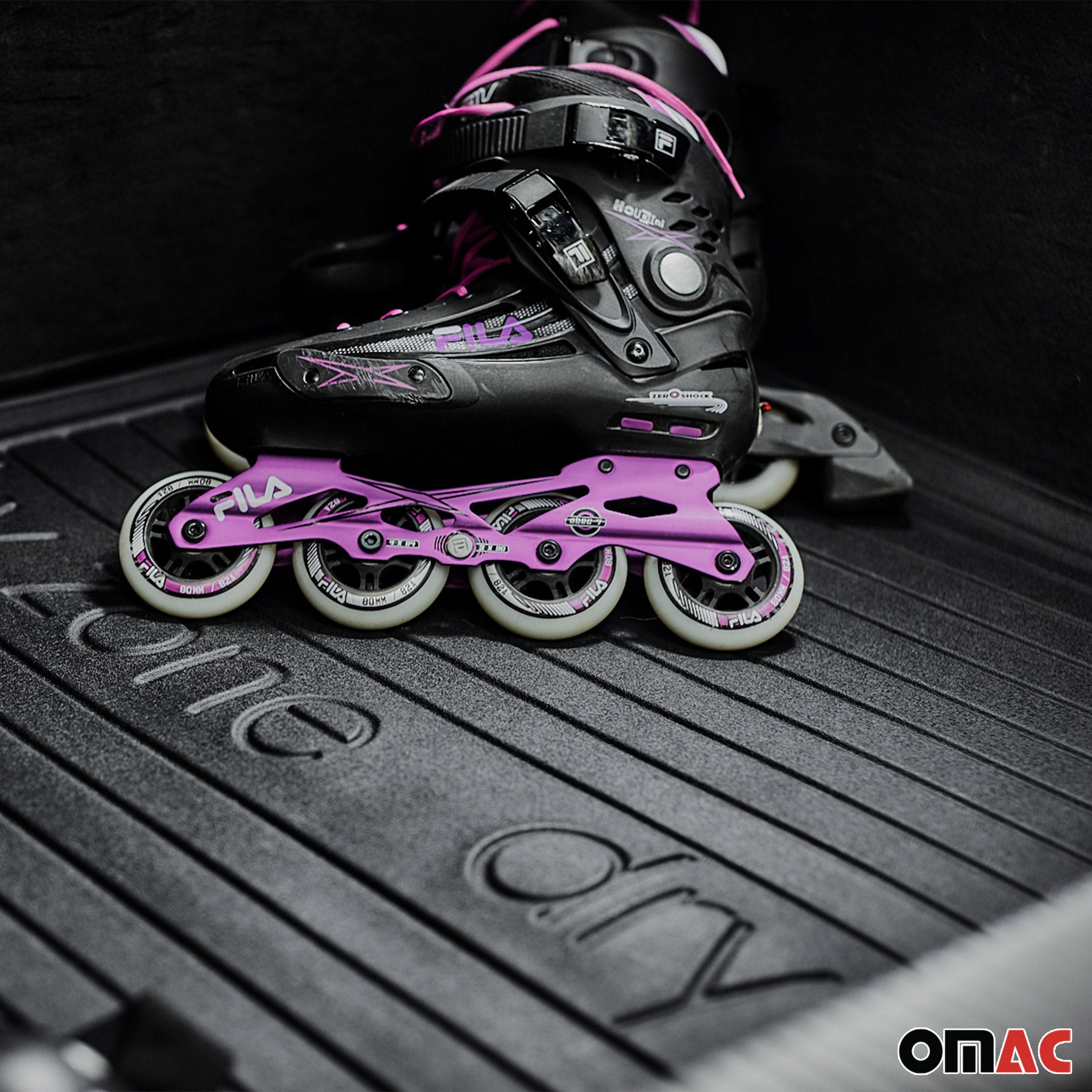 Kofferraummatte Laderaumwanne für Skoda Rapid Spaceback 2013-2019 TPE Schwarz 1x