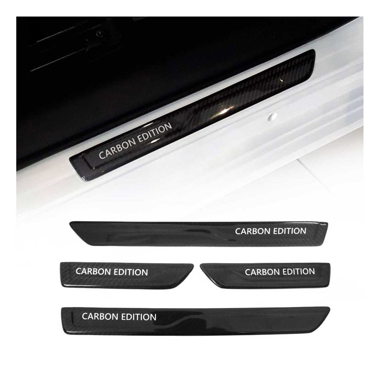 Einstiegsleisten Türschweller Edition für VW Arteon Kohlefaser Carbon Schwarz 4x