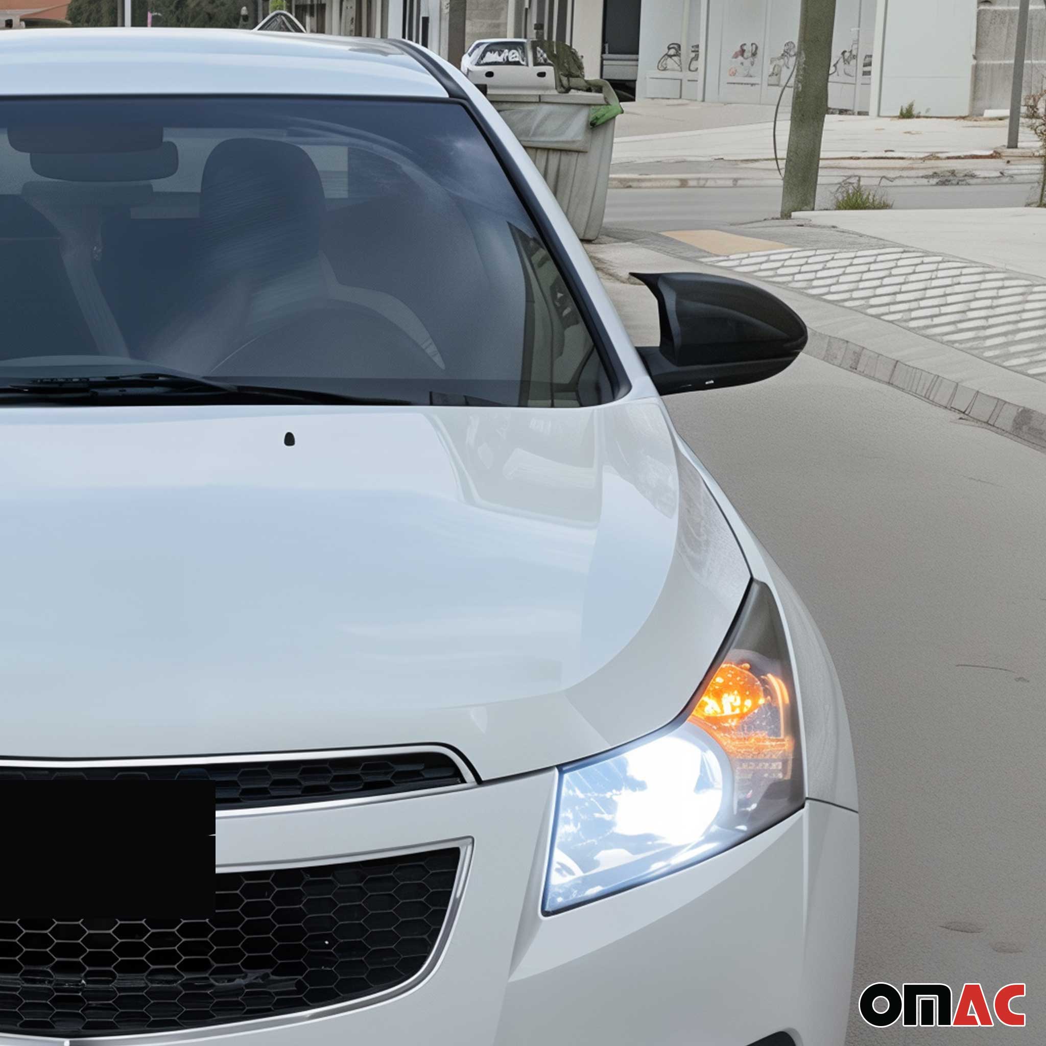 Spiegelkappen Spiegelabdeckung für Chevrolet Cruze J300 2012-2016 ABS Glanz