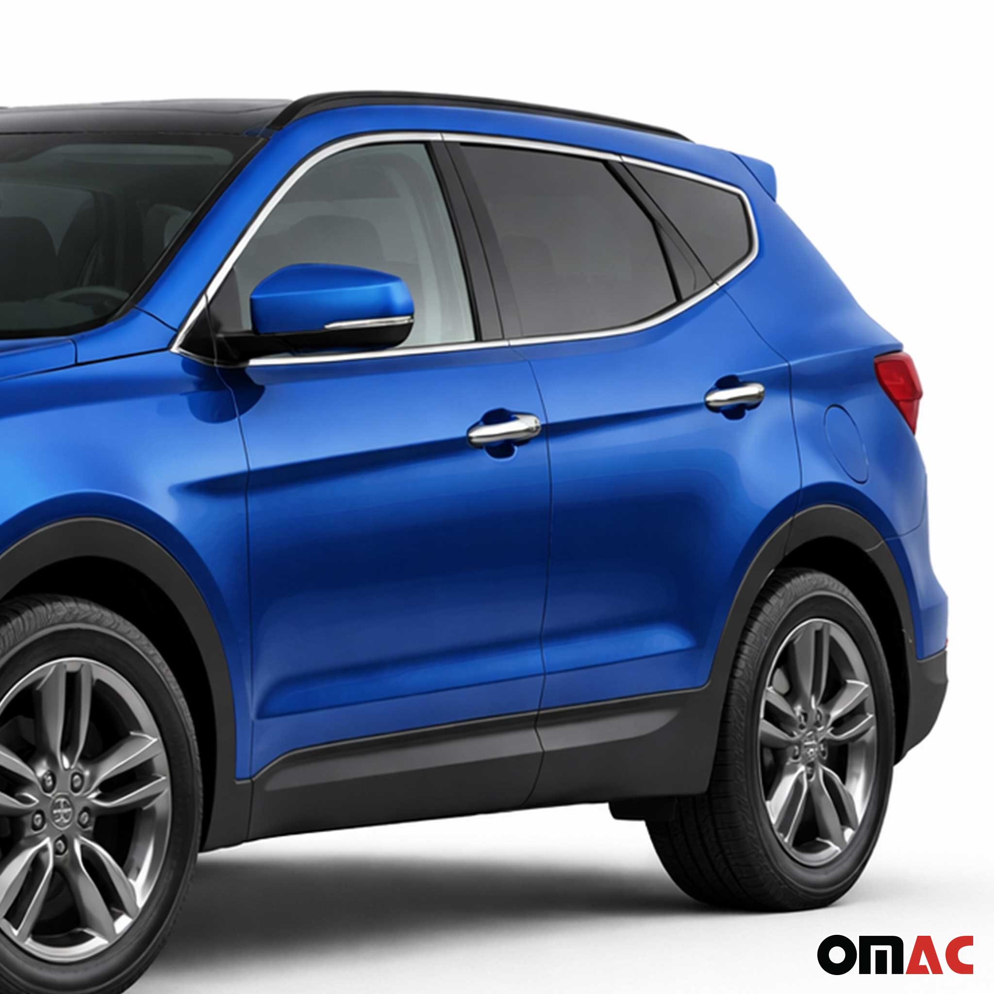 Türgriff Blende Türgriffkappen für Hyundai Santa Fe 2012-2018 Chrom ABS 8x