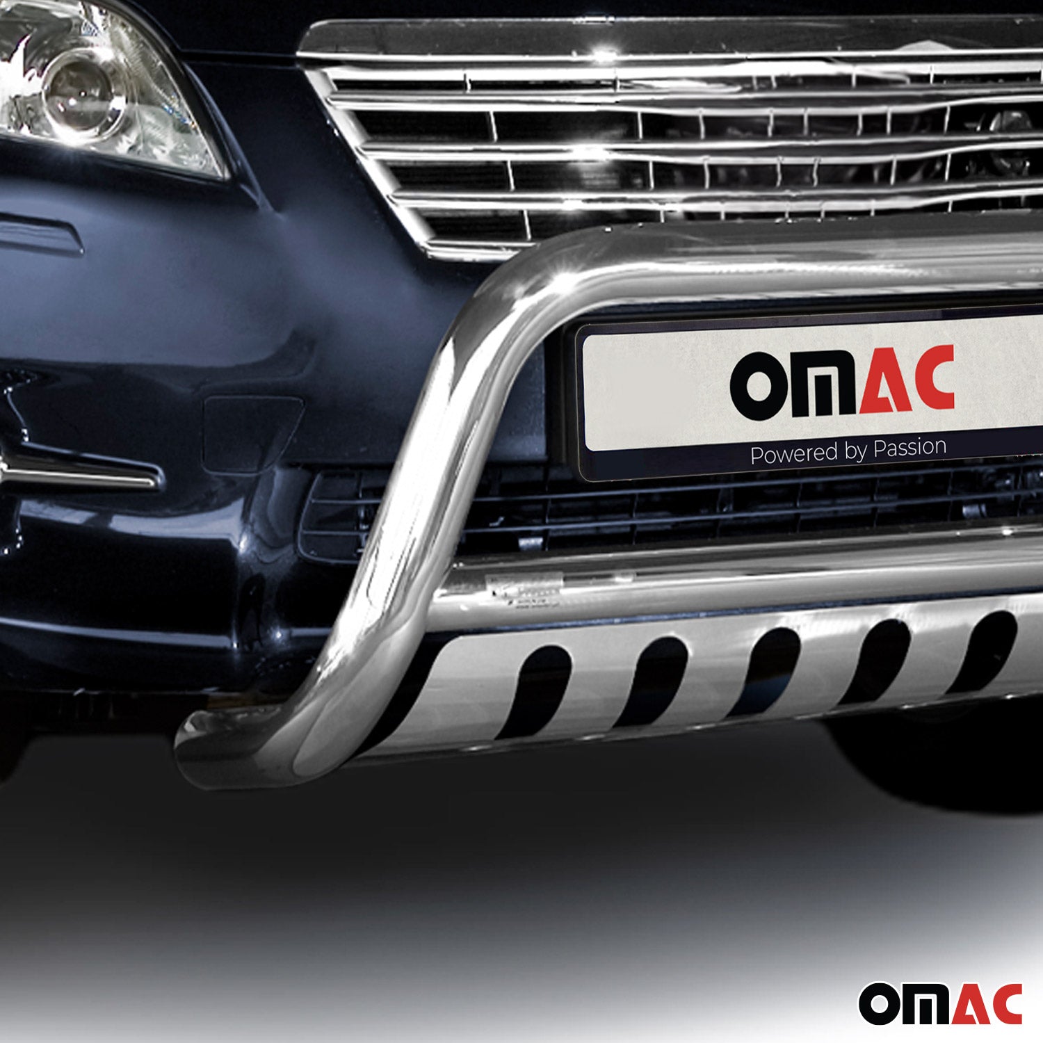 Frontbügel Frontschutzbügel für Toyota RAV4 2010-2013 mit ABE Edelstahl Silber