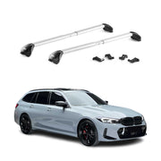 Dachträger Grundtäger für BMW 3er Touring F31 G21 2012-2026 100kg Silber Alu ABE