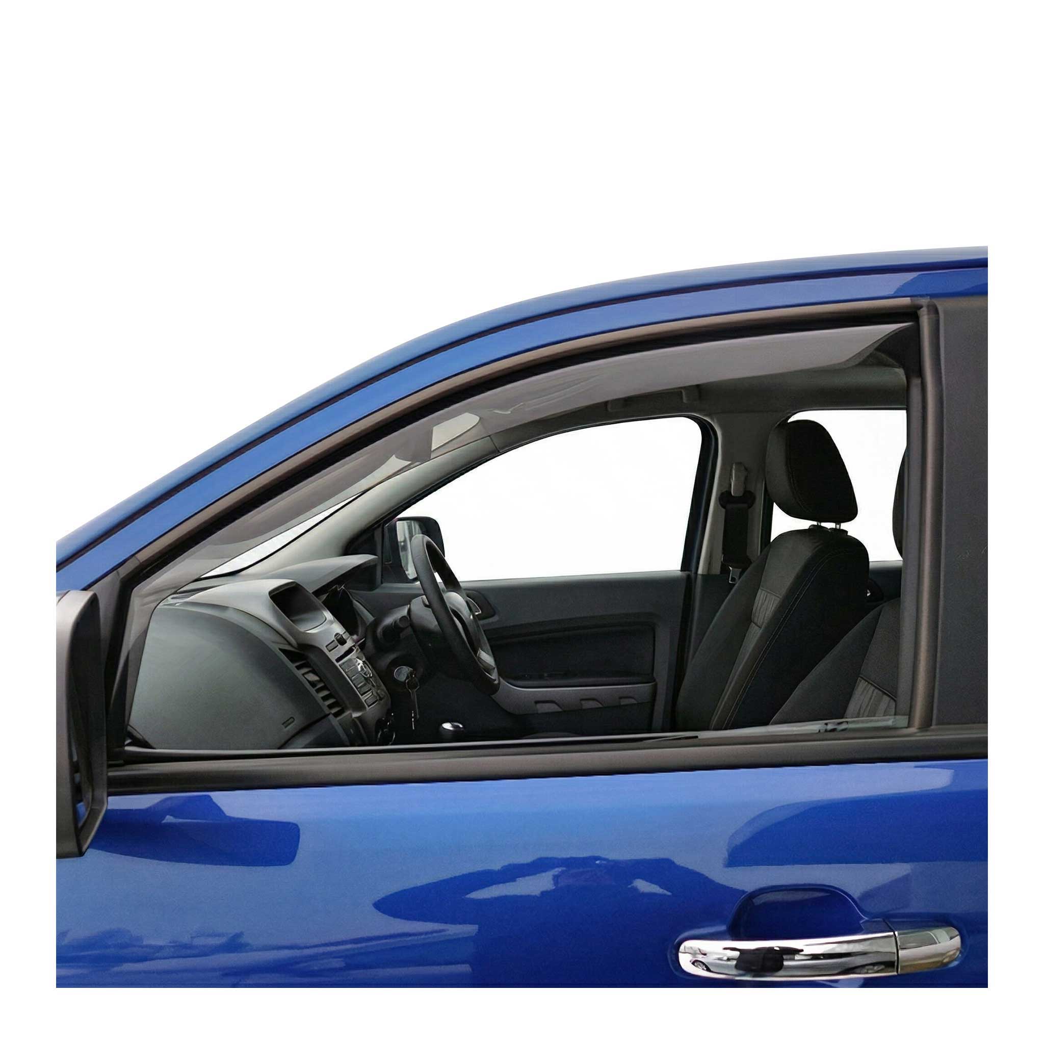 Windabweiser Regenabweiser für Mazda BT-50 2006-2012 Dunkel Acryl 2tlg