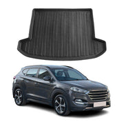 Kofferraumwanne Laderaumwanne für Hyundai Tucson 2015-2020 Gummi TPE Schwarz