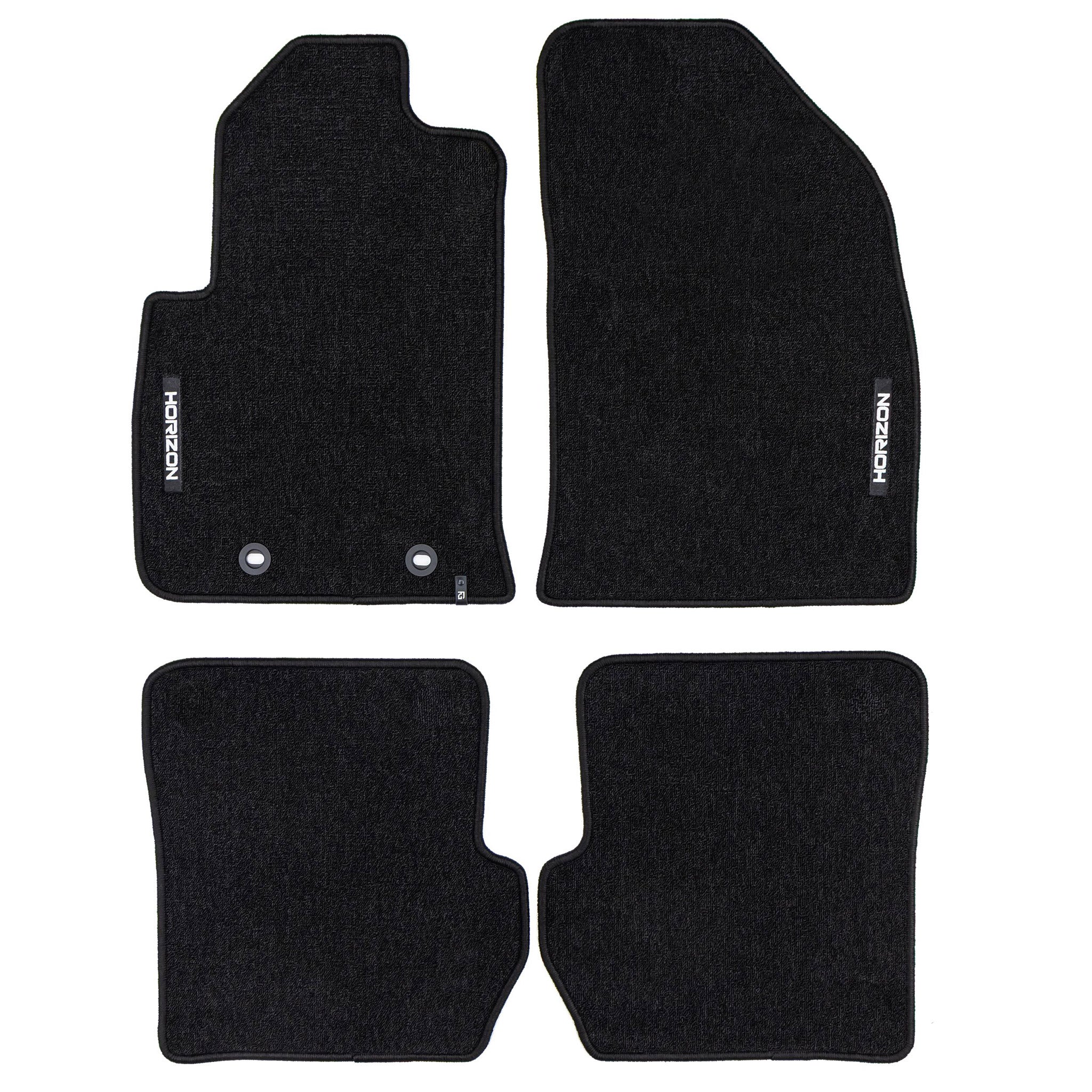 Velours Fußmatten für Ford Fusion 2005-12 FL Autoteppich Automatten Schwarz 4tlg