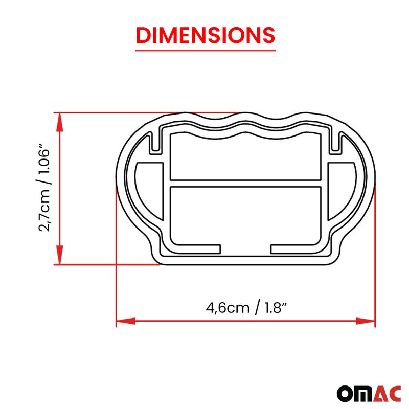 Dachträger für Audi A4 Allroad B8 B9 2009-2025 5 türig Alu Silber 2 tlg