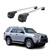 Dachträger Grundträger für Toyota 4Runner V 2009-2024 Aluminium 75kg Grau 2tlg