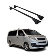 Dachträger Grundtäger für Peugeot Expert Traveller 2016-2026 75kg Metall Schwarz
