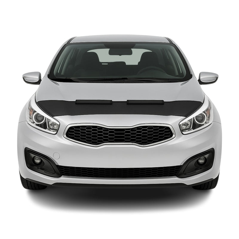 Haubenbra Steinschlagschutz Bonnet Bra für Kia Ceed 2012-2016 Schwarz Halb