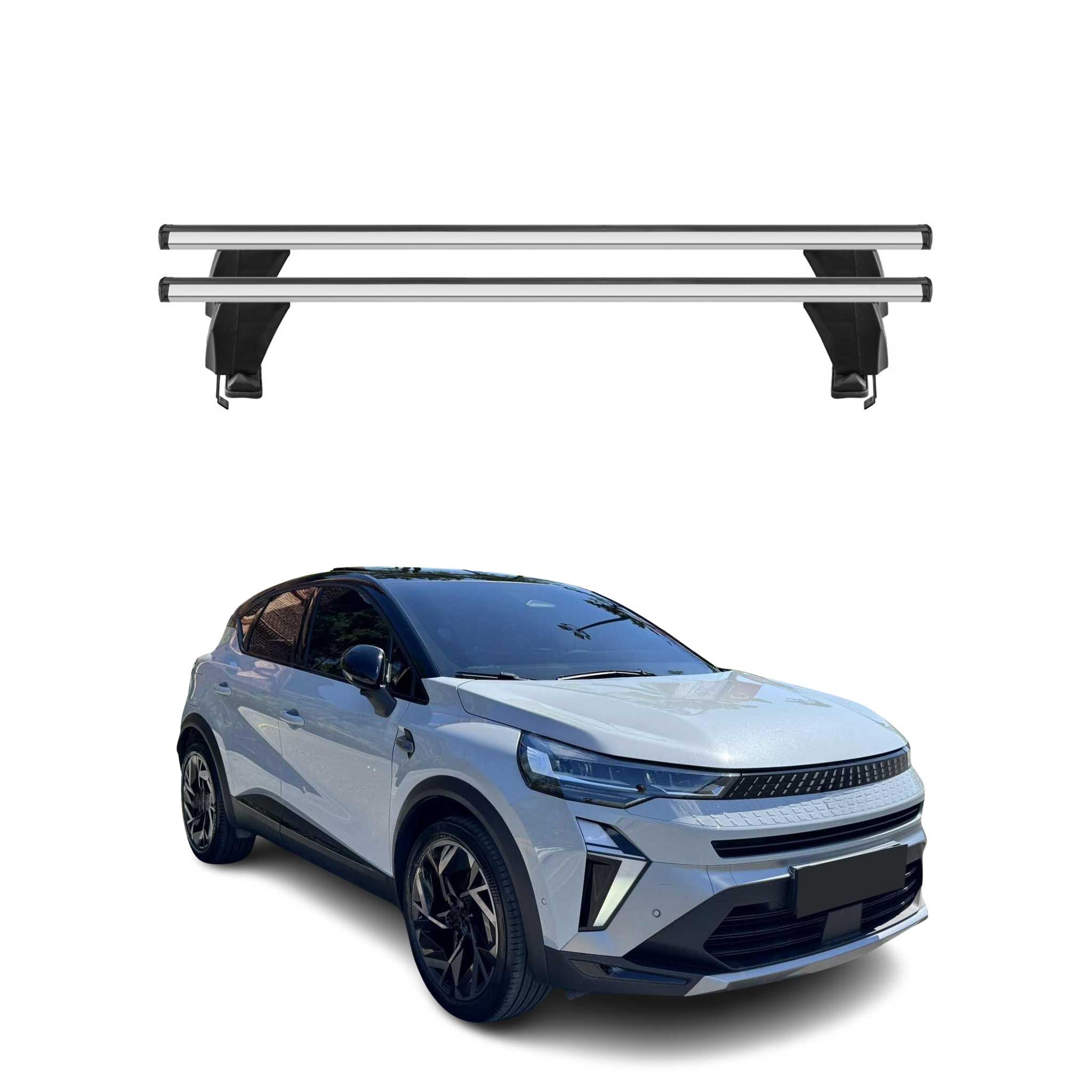 Menabo Dachträger Grundträger für Renault Symbioz 2024-2026 Alu Grau 2tlg
