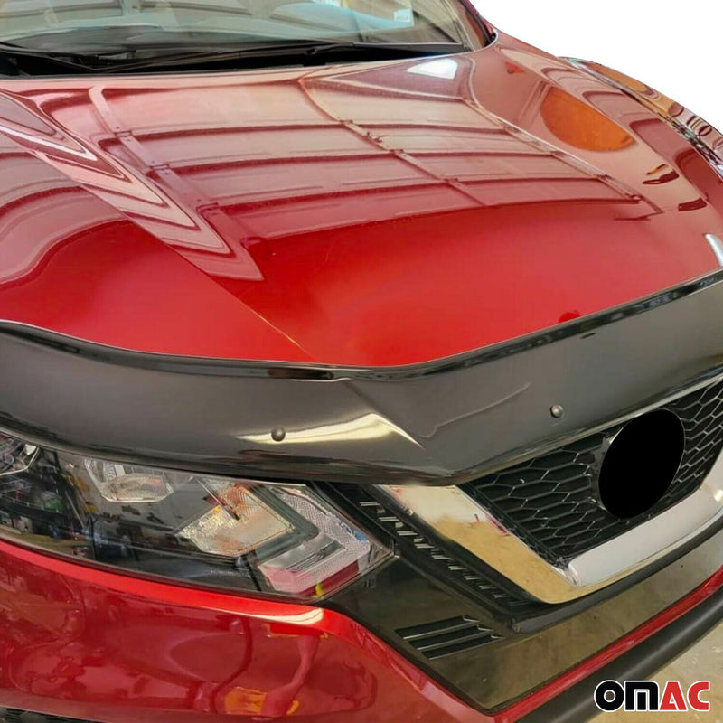Motorhaube Deflektor Insektenschutz für Nissan Qashqai J11 2017-2021 Dunkel
