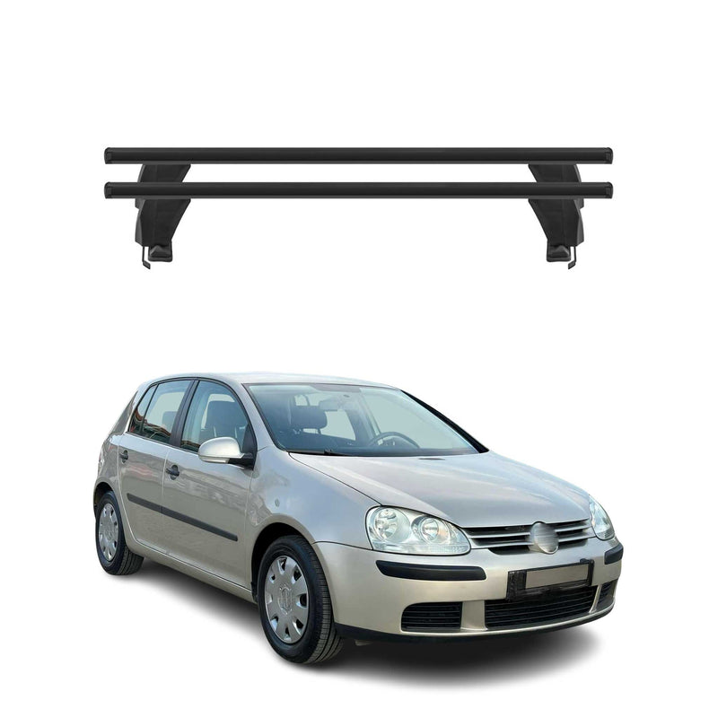 Menabo Dachträger Grundtäger für VW Golf 2003-2008 5tür 50kg Alu Schwarz 2 tlg