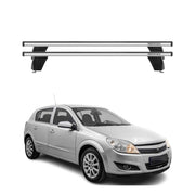 Menabo Dachträger Grundtäger für Opel Astra H 2004-2010 75kg Alu Silber 2 tlg