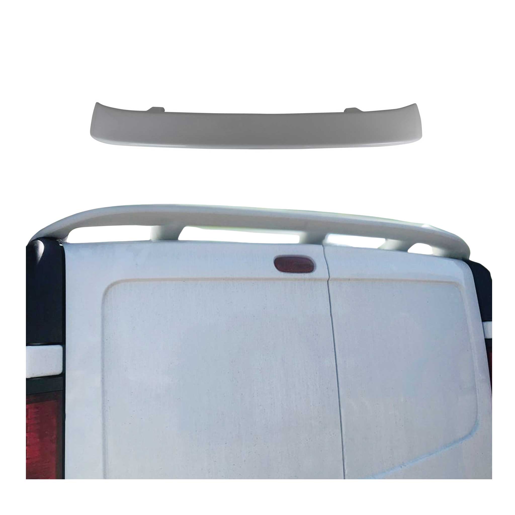 Heckspoiler Heckflügel Hecklippe für Renault Trafic 2001-2010 ABS Weiß 1tlg
