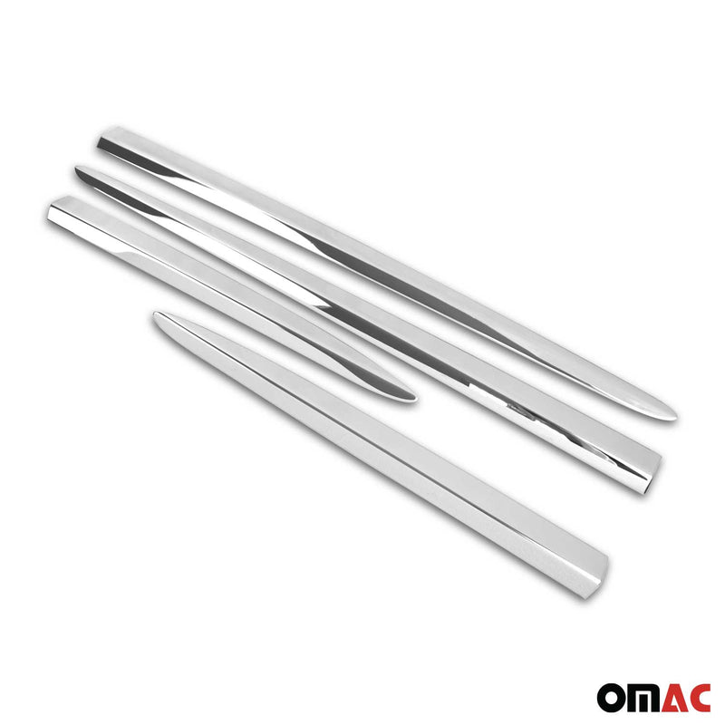 Side door strip door strips door protection strips for Fiat 500X 2015-2025 stainless steel 4x
