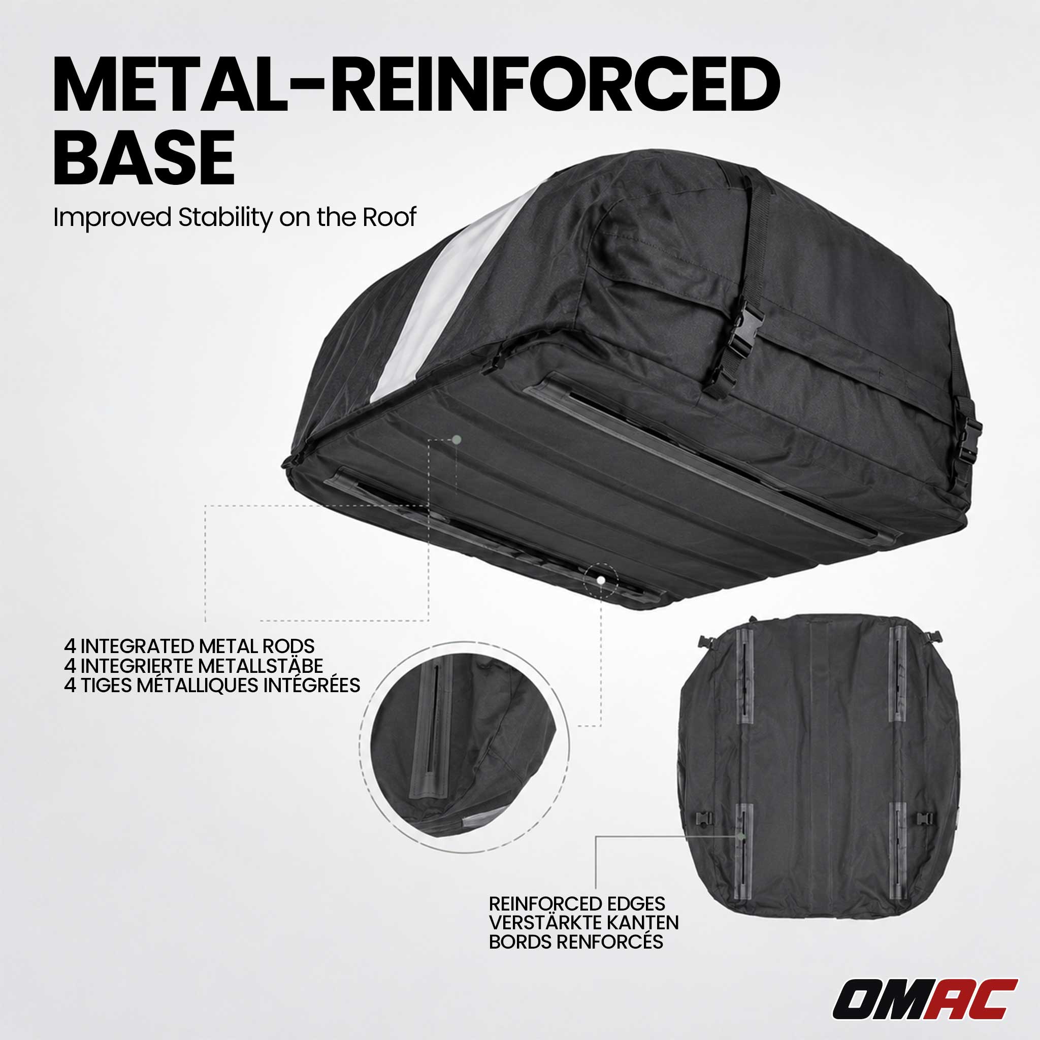 Green Valley Sherpack Auto Dachtasche Dachkoffer 270 L Faltbare Stoff-Dachbox