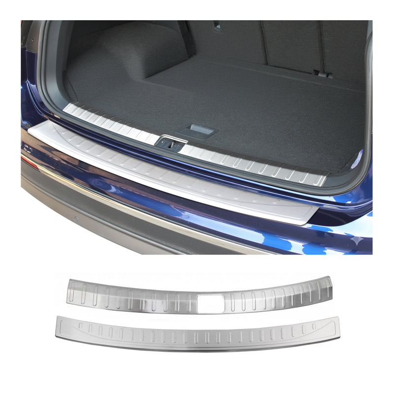 Ladekantenschutz & Stoßstange Satz für VW Tiguan 2016-2024 Edelstahl Gebürstet