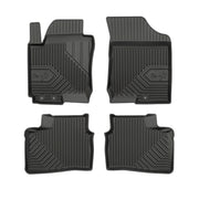 Fußmatten Gummimatten für Hyundai i30 I Schrägheck 2007-2012 TPE Schwarz 4 tlg