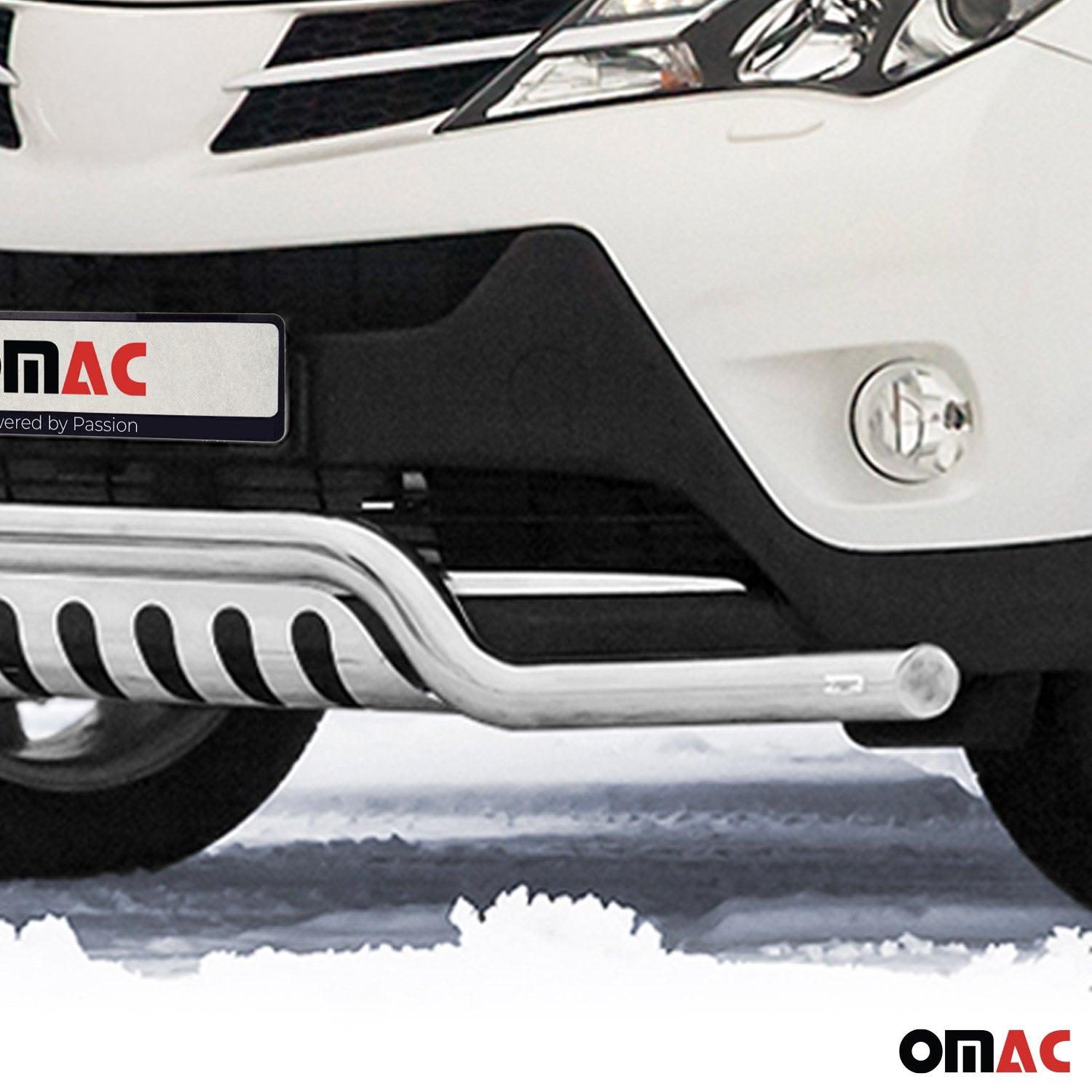 Frontbügel Frontschutzbügel für Toyota RAV4 2013-2015 Edelstahl mit ABE Silber