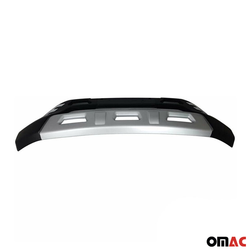 Heckdiffusor Stoßstange Heckansatz für Hyundai ix35 2010-2012 Silber Schwarz 2x