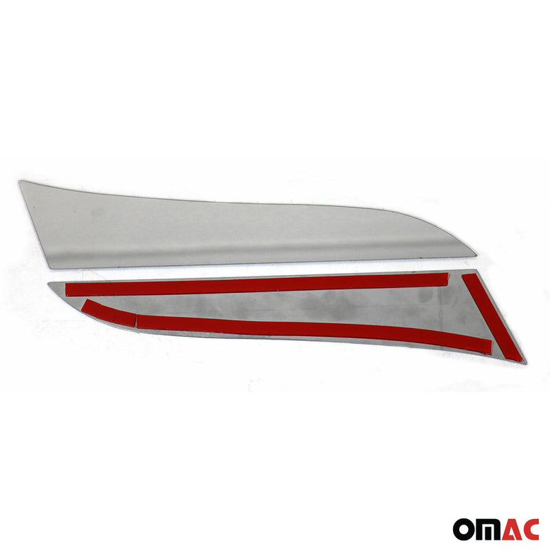 Spoiler Leiste Kofferraum Leiste für Jeep Compass 2016-2025 Edelstahl Silber 2x