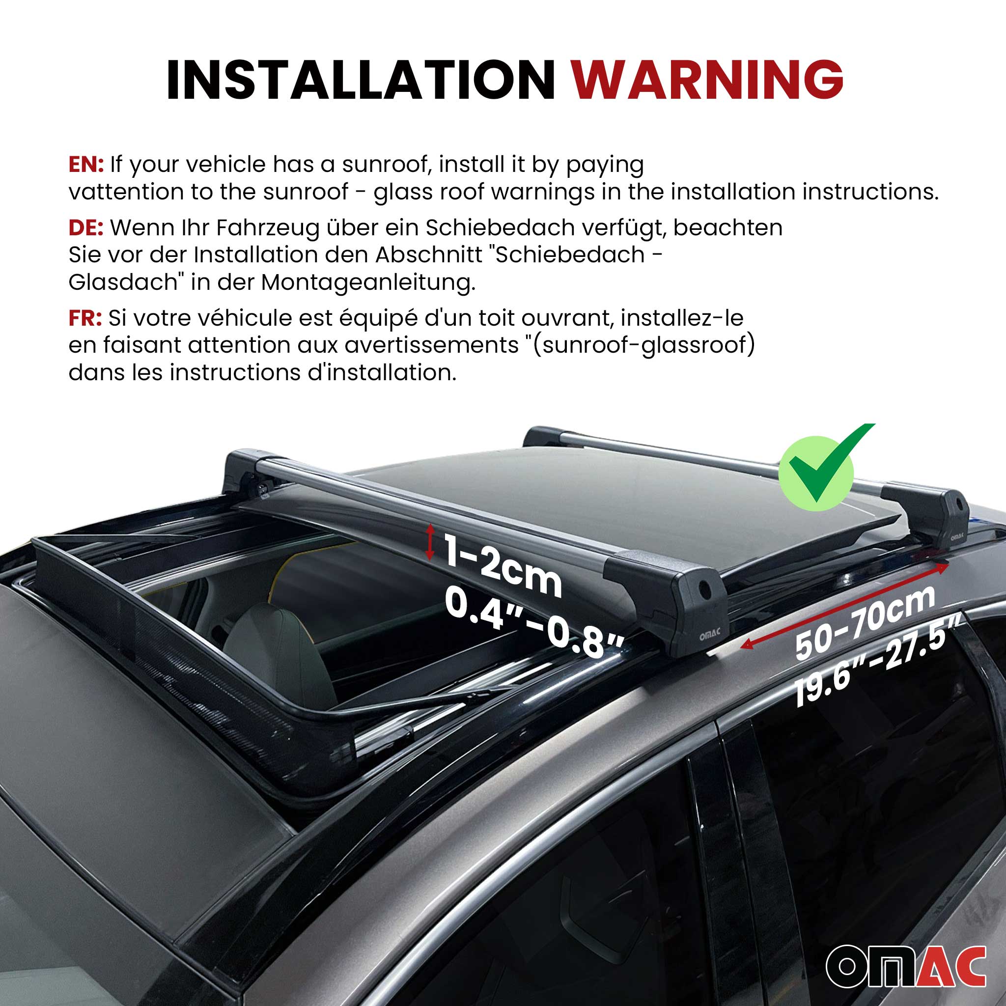 Dachträger Grundtäger für Audi Q3 mk1 2011-2018 75kg Aluminium Silber 2 tlg