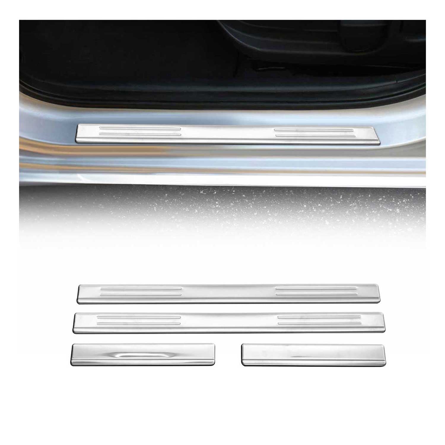 Einstiegsleisten Türschweller für VW Passat B8 2014-2023 Edelstahl Chrom 4tlg