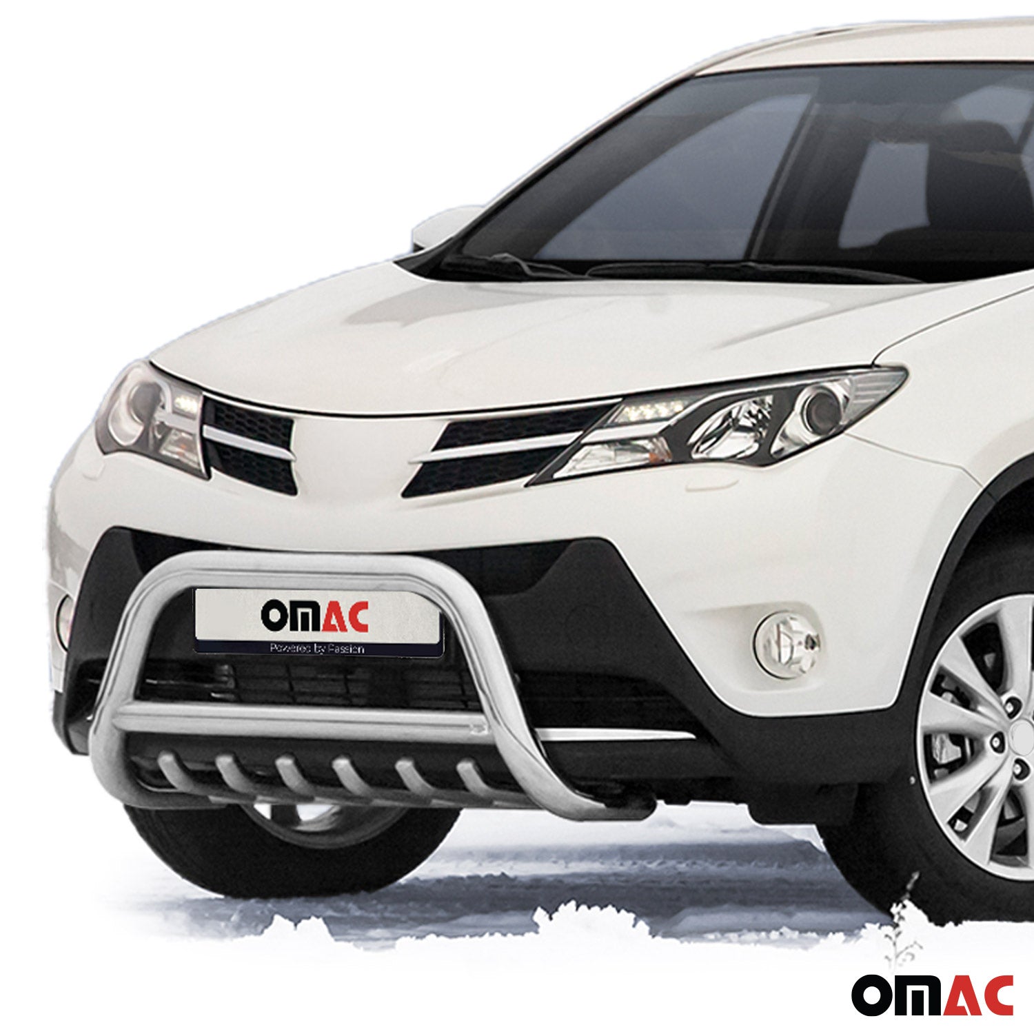 Frontbügel Frontschutzbügel für Toyota RAV4 2013-2015 mit ABE Stahl Silber