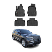 OMAC Gummi Fußmatten für Ford Explorer U6 2020-2026 Premium Gummi Schwarz 4tlg