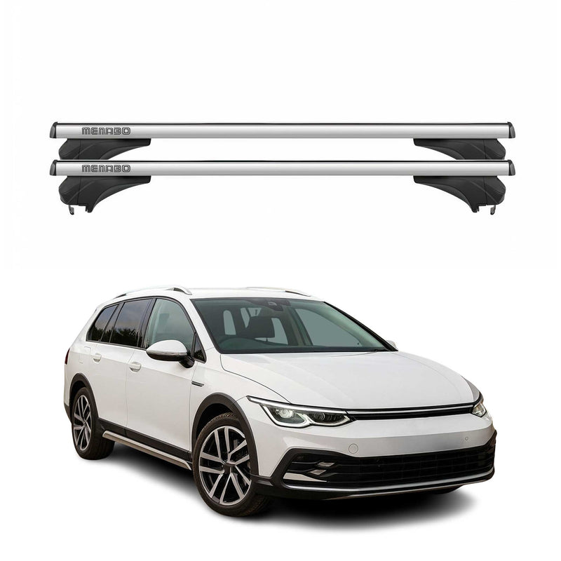 Menabo Dachträger für VW Golf VIII Variant / Estate / Alltrak 2020-2025 Silber