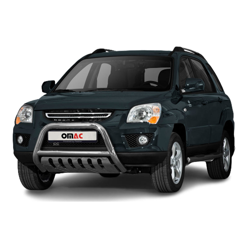 Frontbügel Frontschutzbügel für Kia Sportage 2008-2010 mit ABE Edelstahl Silber