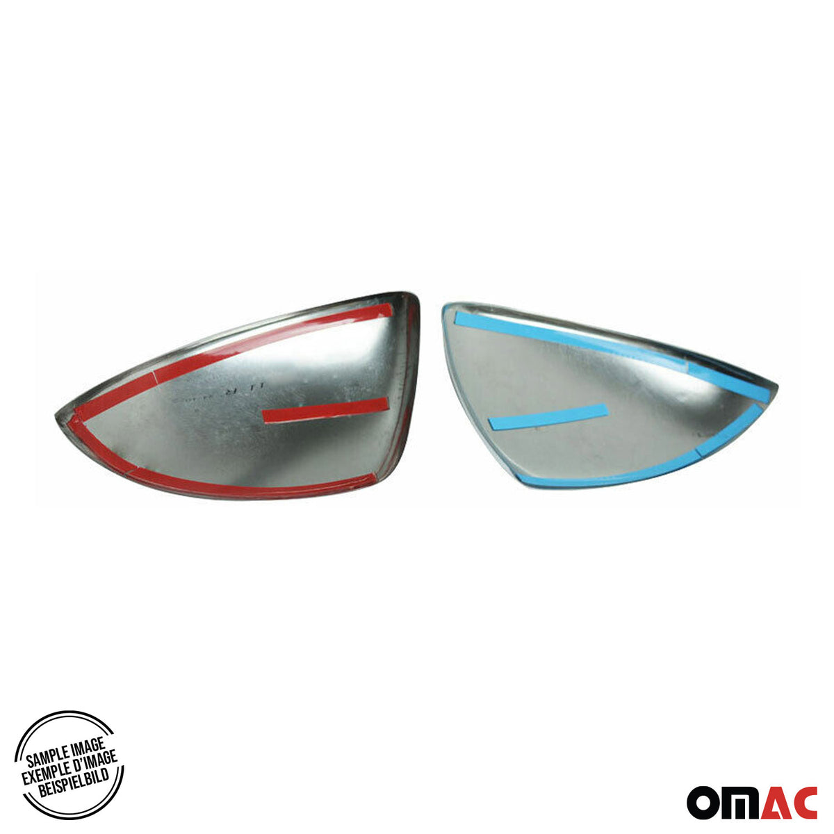 Spiegelkappen Spiegelabdeckung für Peugeot 207 2006-2012 Edelstahl Chrom 2tlg