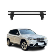 Menabo Dachträger Grundtäger für BMW X3 F25 2010-2017 50kg Alu Schwarz 2 tlg