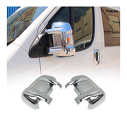 Spiegelkappen Spiegelabdeckung für Fiat Ducato 2006-2026 Chrom ABS Silber 2tlg