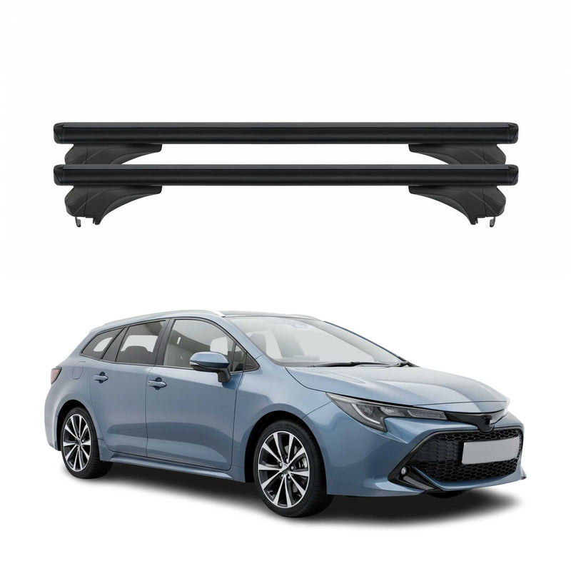 Menabo Dachträger für Toyota Auris / Corolla E210 Touring Sports 2018-25 Schwarz