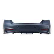 JOM Heckstoßstange für BMW 3er F30 M-Paket 2011- re/li Schalldämpferausgang Sport-Design PDC