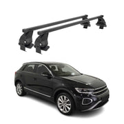 Menabo Dachträger Grundtäger für VW T-Roc 2017-2025 50kg Stahl Schwarz 2 tlg