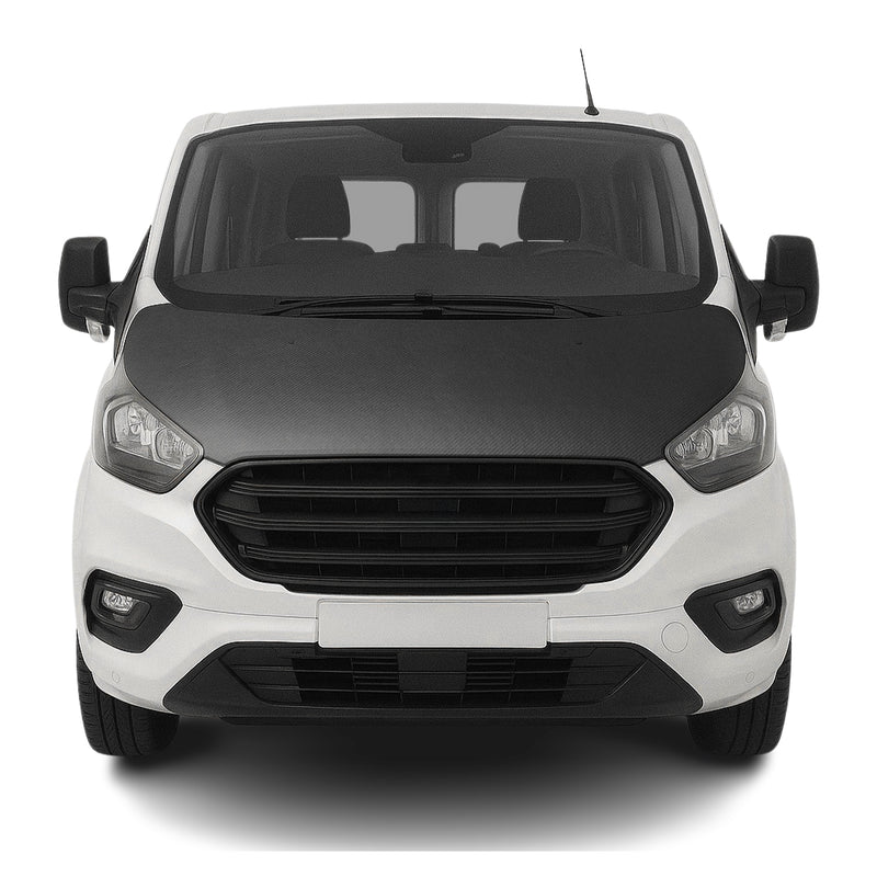 Haubenbra Steinschlagschutz für Ford Transit Tourneo Custom 2013-18 Carbon Optik