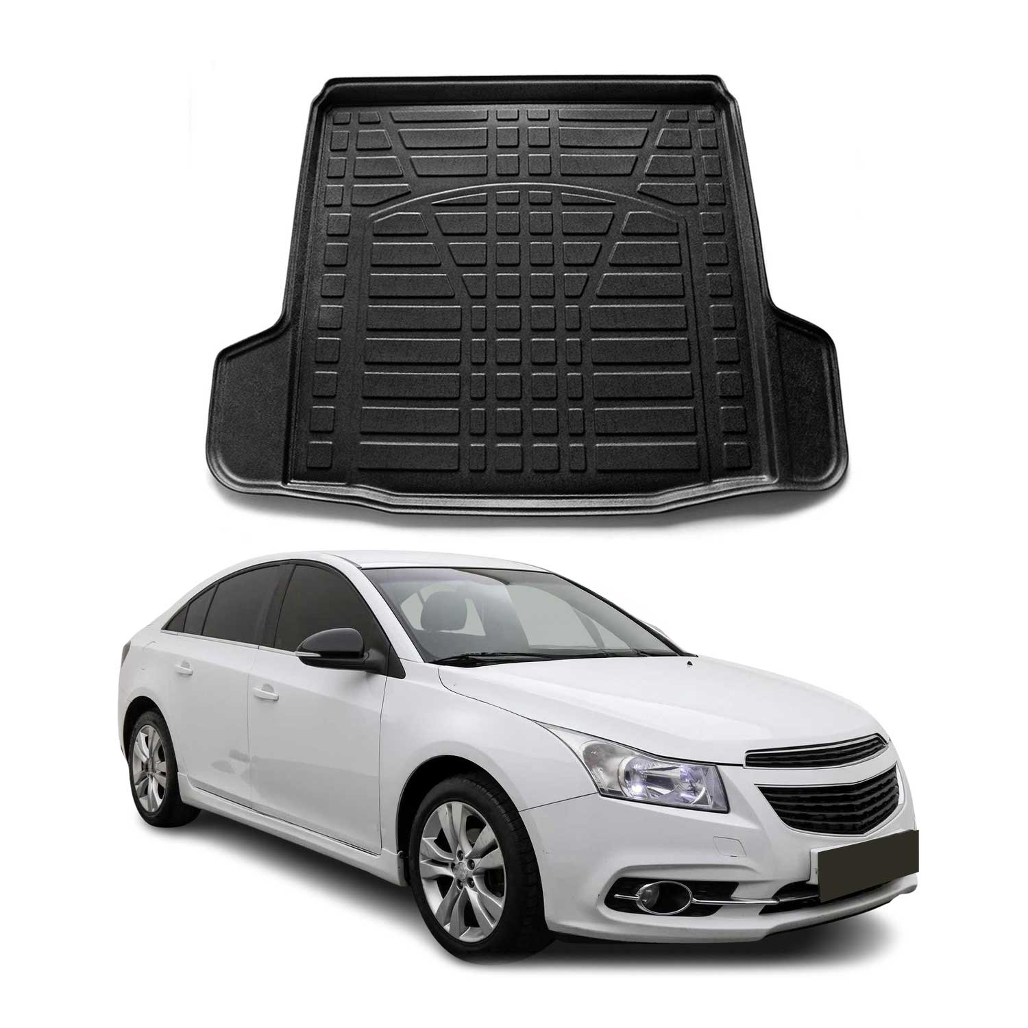 Kofferraumwanne Laderaumwanne für Chevrolet Cruze 2009-2024 Limo mit Ersatzrad