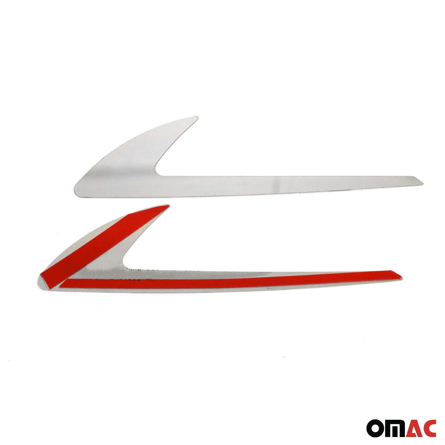 Seitendekor Autodecor für Opel Corsa D 2006-2014 Edelstahl Chromdecor 2tlg