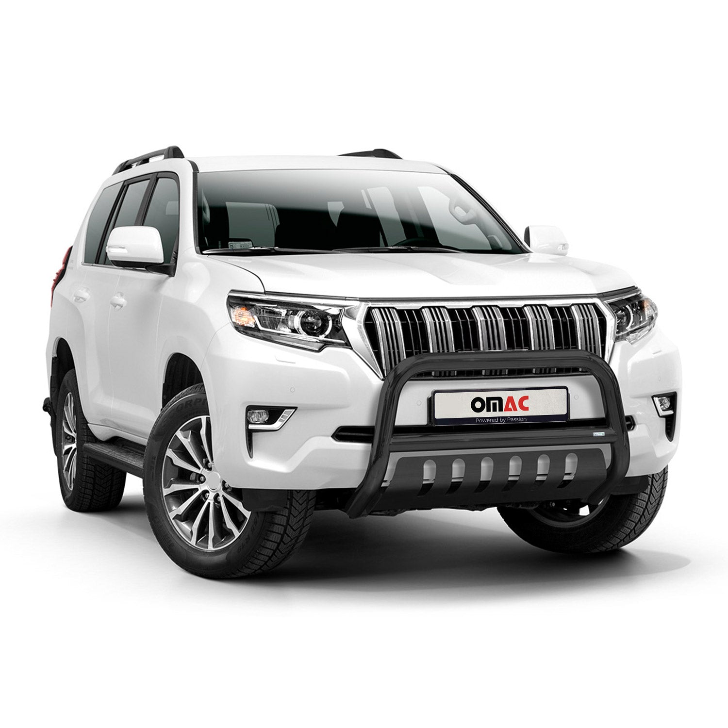Frontbügelschutz Frontbügel für Toyota Land Cruiser 150 2019-2023 ABE Schwarz