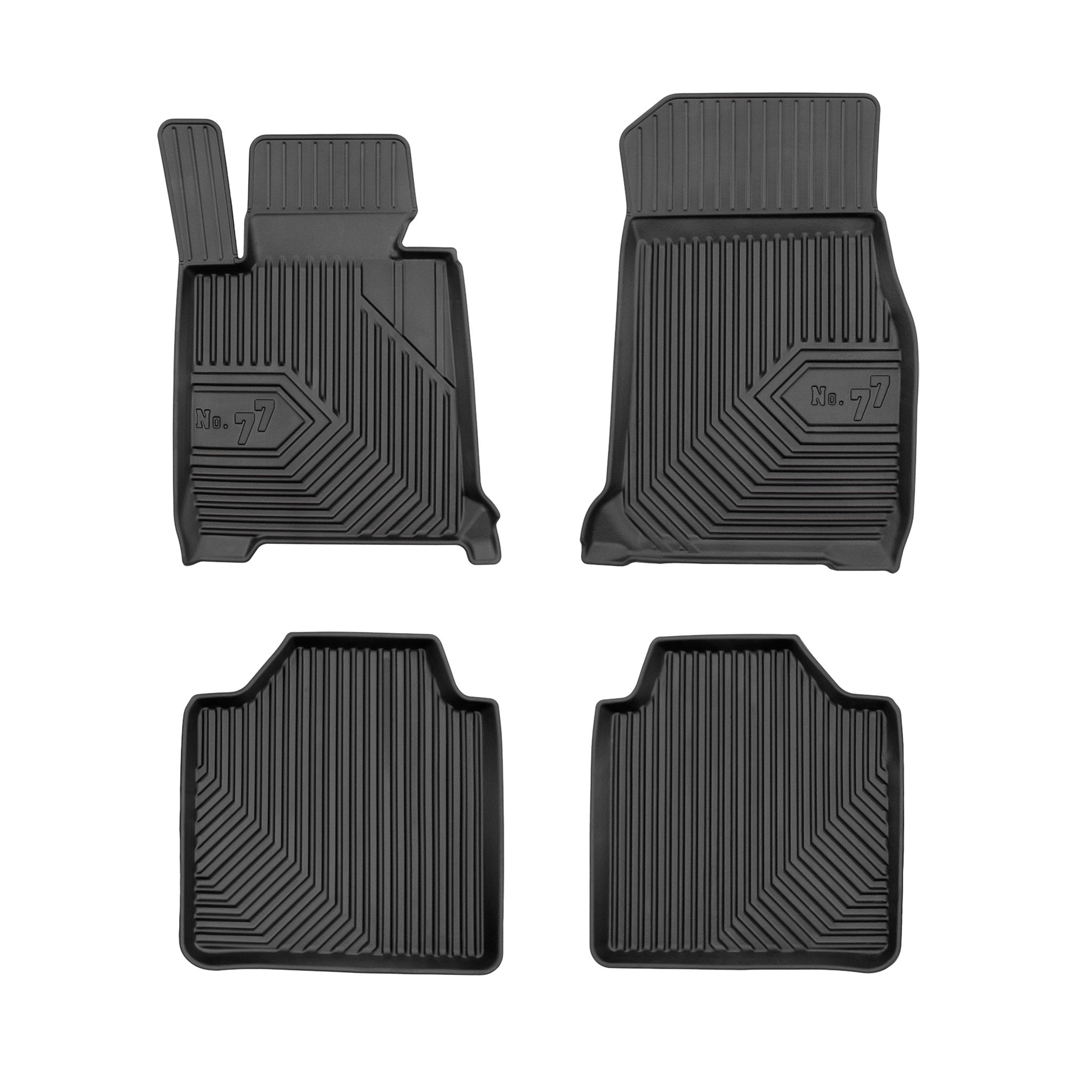 Fußmatten Gummimatten für BMW 3er Gran Turismo F34 2012-2023 TPE Schwarz 4 tlg
