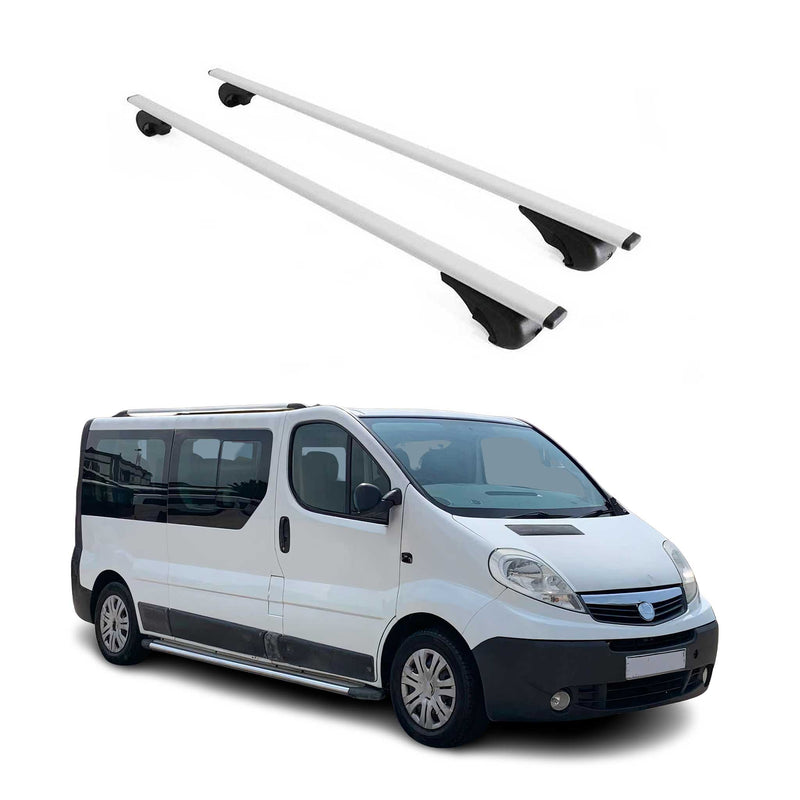 Dachträger Grundtäger für Opel Vivaro A 2001-2014 75kg Metall Silber 2 tlg