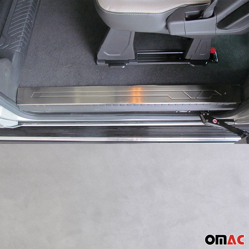 Einstiegsleisten Türschweller für Ford Transit Tourneo Custom 2012-2024 Chrom 3x