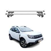 Menabo Dachträger Grundtäger für Dacia Duster mk3 2024-2026 90kg Alu Silber 2tlg