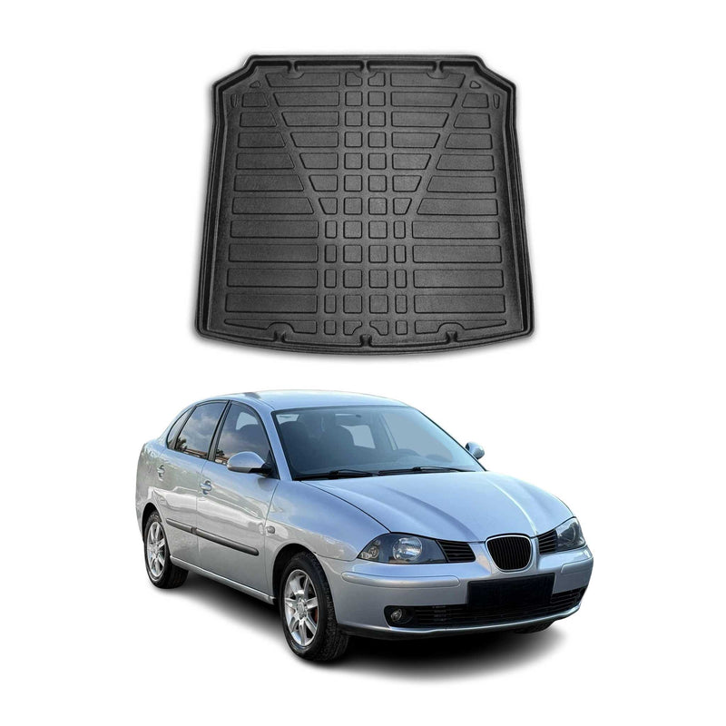 Kofferraumwanne Laderaumwanne für Seat Cordoba 2000-2009 Gummi TPE Schwarz