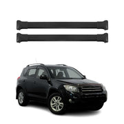 Dachträger Grundtäger für Toyota RAV4 XA30 2008-2012 75kg Alu Schwarz 2 tlg