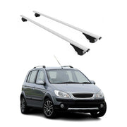 Dachträger Gepäckträger für Hyundai Getz 2002-2011 Grundträger Metall Silber 2x
