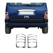 Rücklicht Leisten Heckleuchte für Citroen Berlingo 1996-2008 Edelstahl Chrom 2x