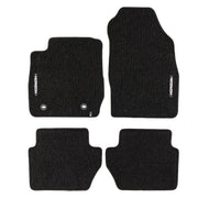 Velours Fußmatten für Ford Fiesta VI 2008-17 Autoteppich Automatten Schwarz 4tlg